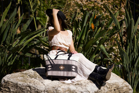 Gunmetal Satchel, Atenti USA Handmade Everyday Tote