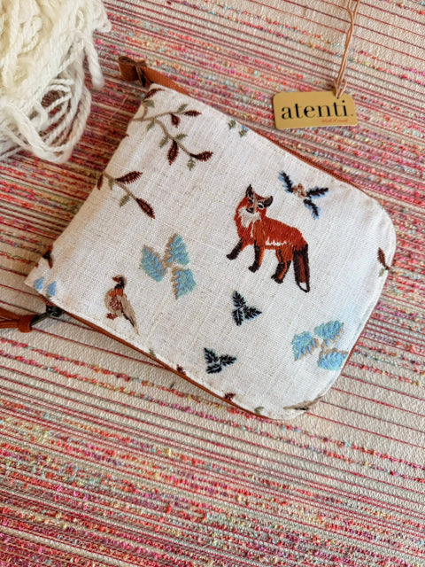 Foxy Circular Case- Atenti USA Made Needle Case for Knitting & Crochet