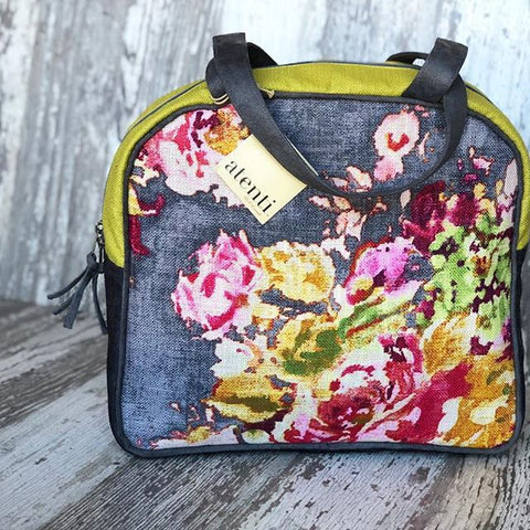 Blossom Grey Bonnie - USA Handmade Travel Bag