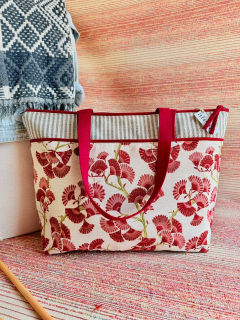 Charm Satchel Shoulder Tote, Atenti USA Handmade Everyday + Season Carry-All Bag