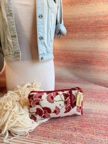 Charm Tall Tool Zipper Pouch - USA Made Bag  Craft Organization + Needle Arts