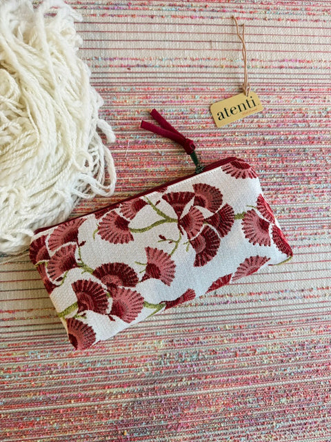 Charm Tall Tool Zipper Pouch - USA Made Bag  Craft Organization + Needle Arts
