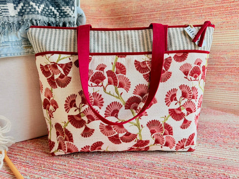 Charm Satchel Shoulder Tote, Atenti USA Handmade Everyday + Season Carry-All Bag