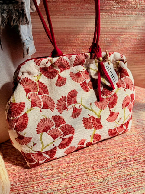 Charm Molly, Atenti USA Handmade, Medium Mary Poppins Snap Frame Bag