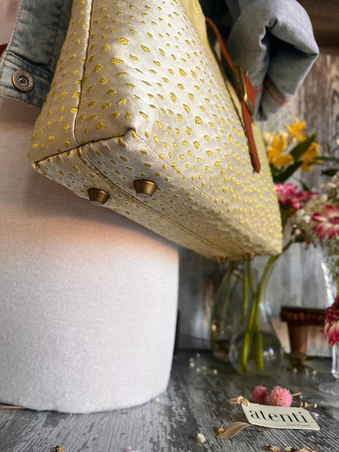 Gila Fifi- Atenti Handmade USA Handbag with Leather Crossbody