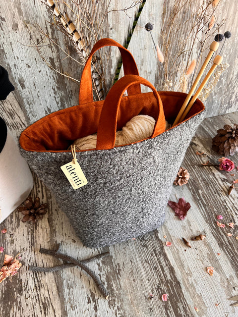 The Charlie Hope Basket– Atenti USA Handmade Knitting & Crochet Tote
