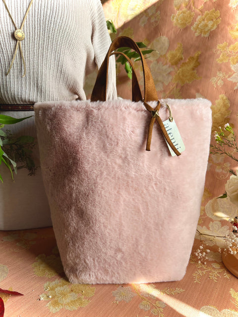Himalaya Hope Basket– Atenti USA Handmade Faux Fur Knitting & Crochet Tote