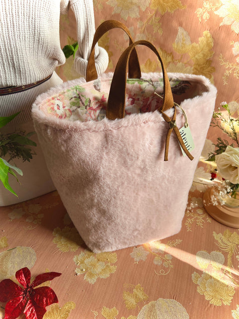 Himalaya Hope Basket– Atenti USA Handmade Faux Fur Knitting & Crochet Tote