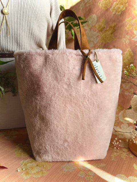 Himalaya Hope Basket– Atenti USA Handmade Faux Fur Knitting & Crochet Tote
