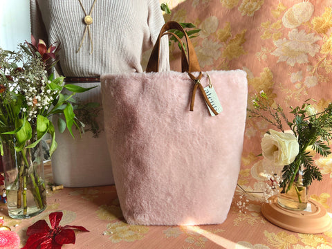 Himalaya Hope Basket– Atenti USA Handmade Faux Fur Knitting & Crochet Tote