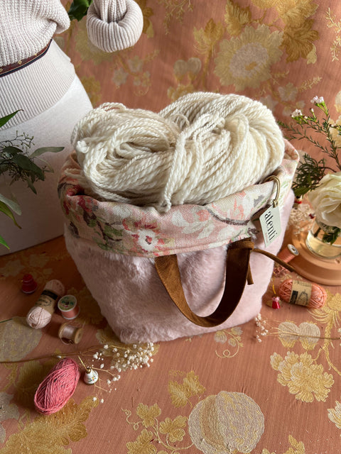 Himalaya Hope Basket– Atenti USA Handmade Faux Fur Knitting & Crochet Tote