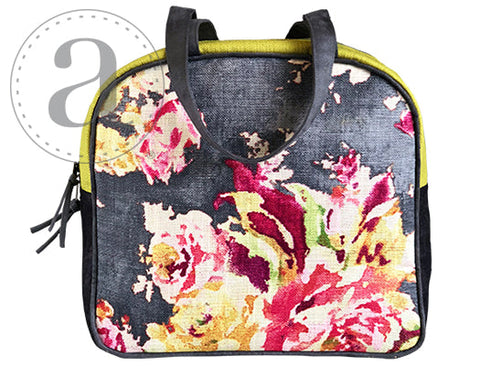 Blossom Grey Bonnie - USA Handmade Travel Bag