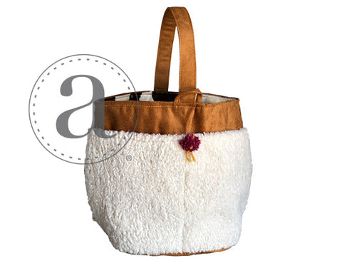 Sherpa Tall Caddy– Handmade USA Yarn & Notions Organizer, Atenti Project Bag