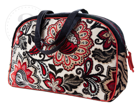 Paisley Bean Overnighter, Large Weekender