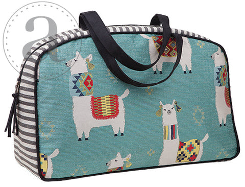 Mamallama Overnighter-Atenti USA Handmade Weekender, Travel Bag