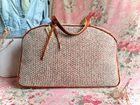 Tally Overnighter- Atenti USA Handmade Weekender-Travel Bag with Leather Accents