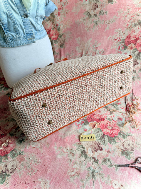 Tally Overnighter- Atenti USA Handmade Weekender-Travel Bag with Leather Accents