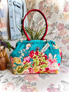 Blossoms Blue Molly, Snap Frame Bag