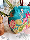 Blossoms Blue Molly, Snap Frame Bag