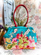 Blossoms Blue Molly, Snap Frame Bag