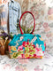 Blossoms Blue Molly, Snap Frame Bag