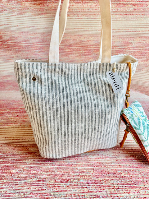 The Wildflower Project Tote- Needle Arts/Craft Carryall, Atenti USA Handmade