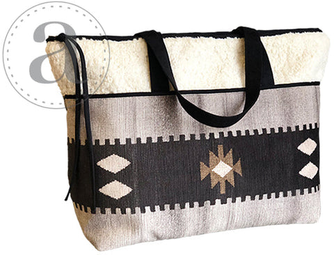 Gunmetal Satchel, Atenti USA Handmade Everyday Tote