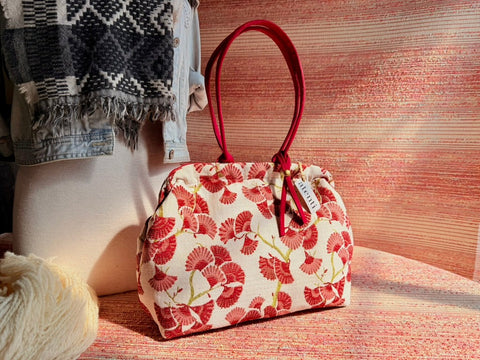 Charm Molly, Atenti USA Handmade, Medium Mary Poppins Snap Frame Bag
