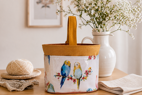 Budgie Love Birds "The Perfect Caddy" by Atenti USA Handmade