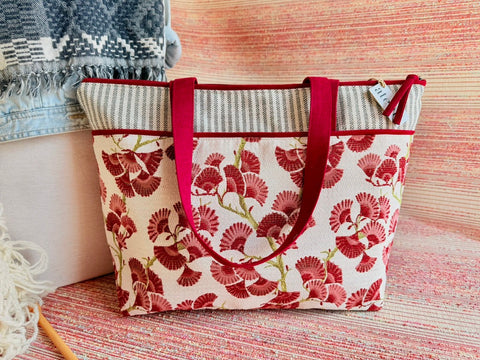 Charm Satchel Shoulder Tote, Atenti USA Handmade Everyday + Season Carry-All Bag