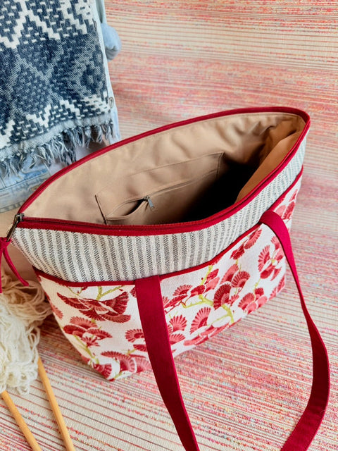 Charm Satchel Shoulder Tote, Atenti USA Handmade Everyday + Season Carry-All Bag