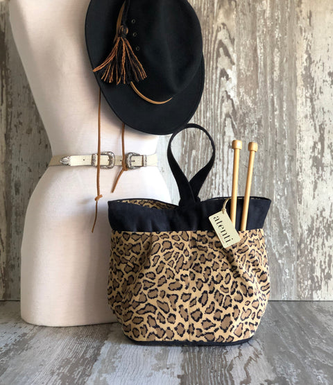 New York Tall Caddy– Handmade USA Yarn & Notions Organizer, Atenti Project Bag
