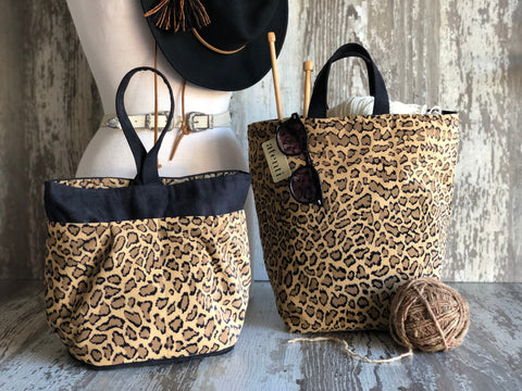 New York Tall Caddy– Handmade USA Yarn & Notions Organizer, Atenti Project Bag