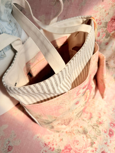 The Rosewood Project Tote- Needle Arts/Craft Carryall, Atenti USA Handmade