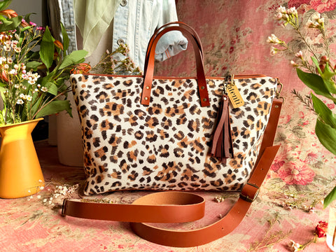 Kitty Buddy Bag – Handmade Animal Print Travel Bag, USA-Made - Atenti 