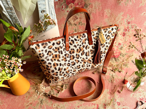 Kitty Buddy Bag – Handmade Animal Print Travel Bag, USA-Made - Atenti 