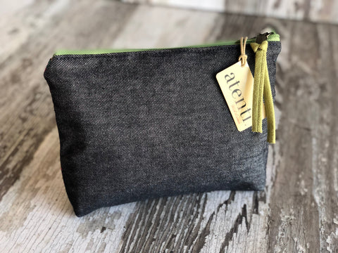 Flora Tall Caddy– Handmade USA Embroidered Floral Yarn & Notions Organizer, Atenti Project Bag