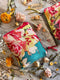Blossoms Blue and Gray Accessories Pouches Blossoms Blue and Gray