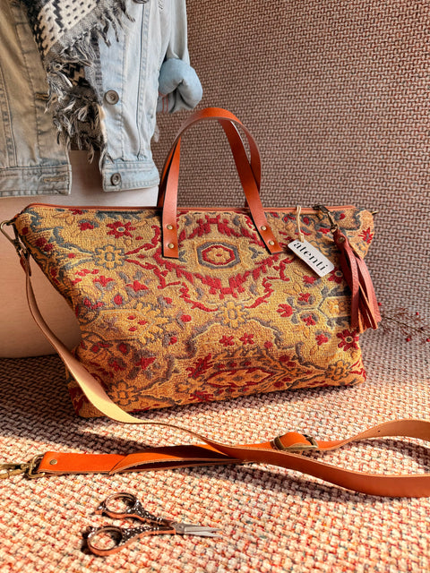 Azara–  USA Handmade, Limited Edition Tapestry Bag