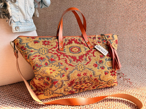 Azara–  USA Handmade, Limited Edition Tapestry Bag