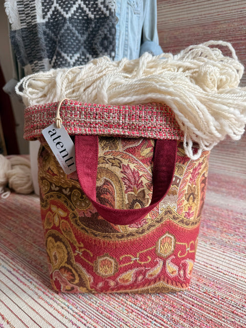 Maisie Hope Basket, Limited Edition Project Bag, USA Handmade