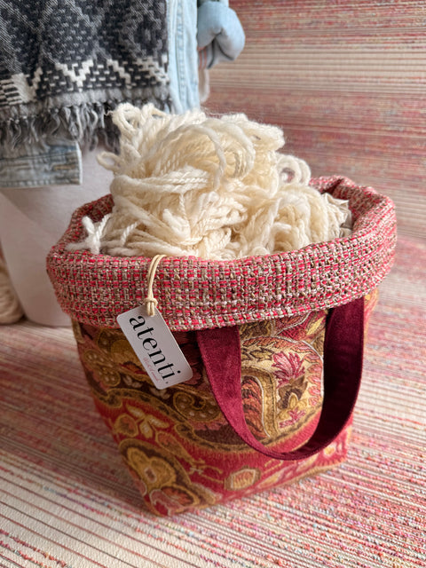 Maisie Hope Basket, Limited Edition Project Bag, USA Handmade