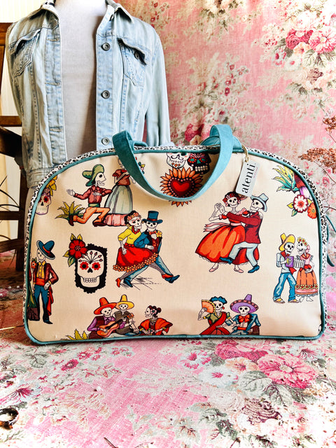 Dia de Los Muertos Overnighter, Large Weekender