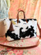Fuzzy Cow Buddy Bag – Handmade Faux Fur Travel Bag, USA-Made