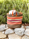 Striped Tall Tucker, Storage Basket