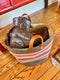 Striped Tall Tucker, Storage Basket