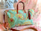 Verdant Bloom Buddy Bag w/ Accessories Zipper Pouch, USA-Made, Handmade Floral Travel Bag, Verdant Bloom