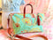 Verdant Bloom Buddy Bag w/ Accessories Zipper Pouch, USA-Made, Handmade Floral Travel Bag, Verdant Bloom