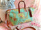 Verdant Bloom Buddy Bag w/ Accessories Zipper Pouch, USA-Made, Handmade Floral Travel Bag, Verdant Bloom