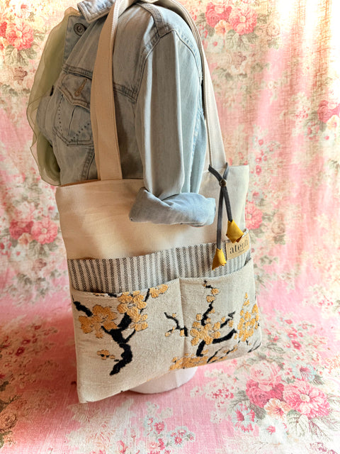 Yellow Blossom Tutto, Tote: Elegant & Versatile